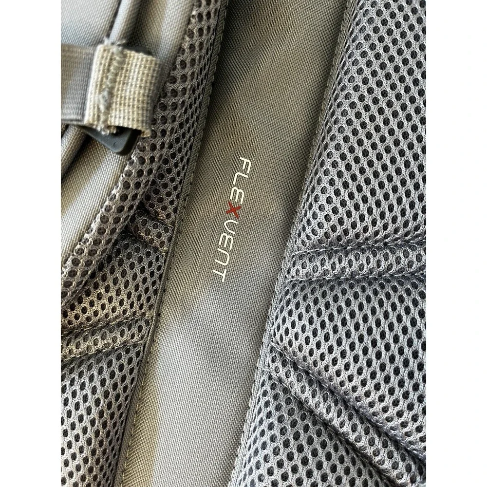 The North Face Connector Backpack Gray Laptop ⭐️School⭐️ Travel Park City Patch